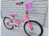 Детский велосипед Novatrack Twist 20" розовый